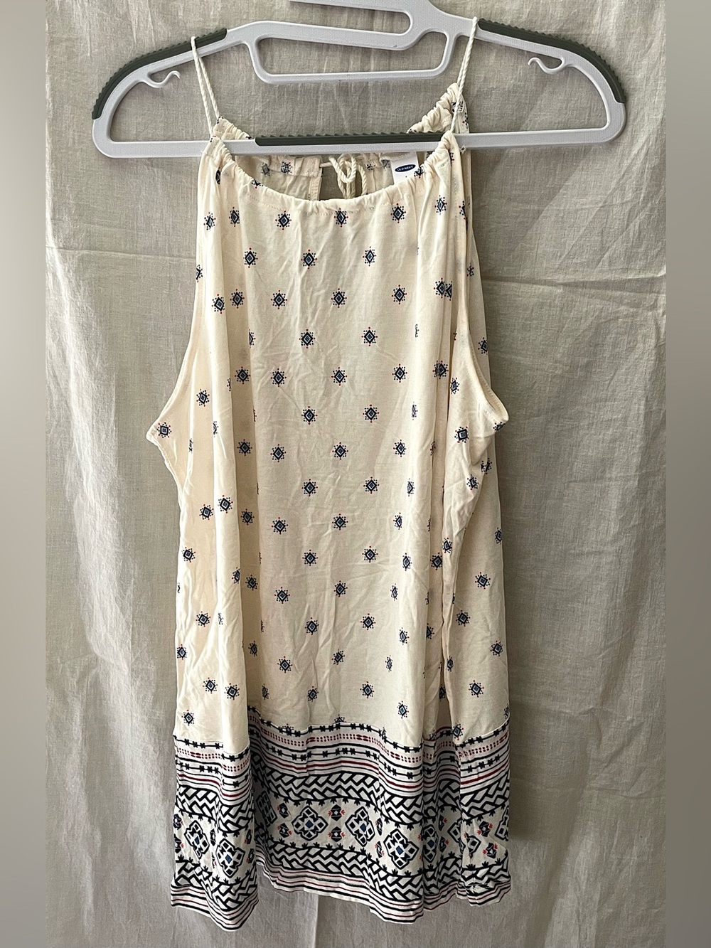 Old Navy - Boho Halter Camisole with Tassle Tie Neck (L) NWOT